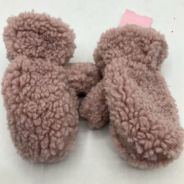 Size 9-12m: H&M Pink Fuzzy Mittens