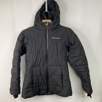 Size 10-12: Columbia Black Zip-Up Puffy Winter Coat