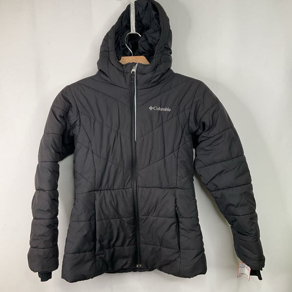 Size 10-12: Columbia Black Zip-Up Puffy Winter Coat