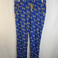 Size 15: Boden Blue Black/White Zebras Cozy Pants