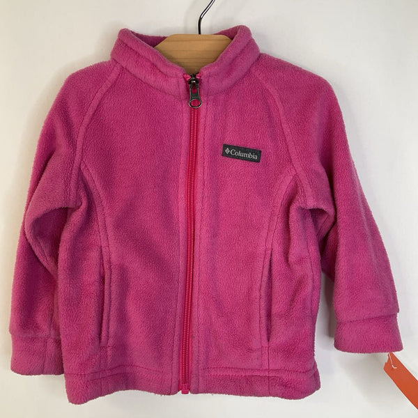 SIze 12-18m: Columbia Pink Zip-Up Fleece Coat