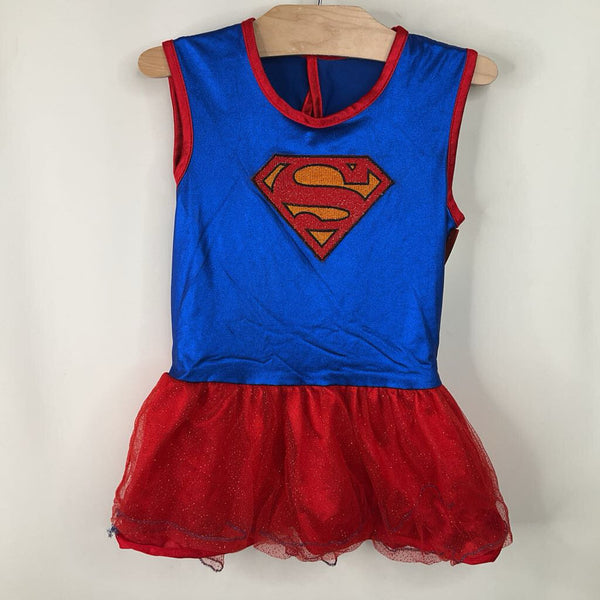 Size 4-6: Blue/Red Super Girl Costume