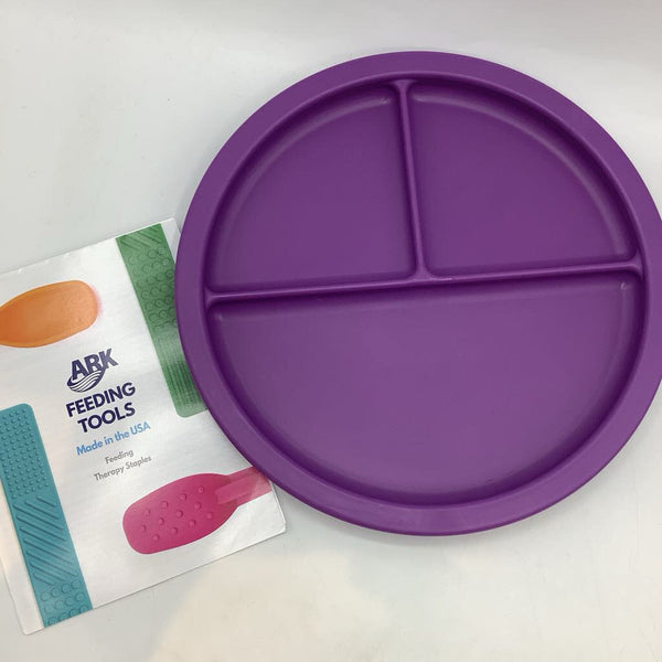 Ark Feeding Tools Purple Divided Section Plate