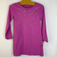Size 3: Tea Pink Stars Long Sleeve Dress