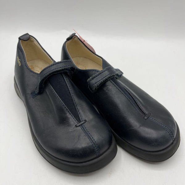 Size 11: Primigi Black Leather Velcro Strap Shoes