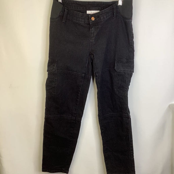 Size 00: Isabel Black Cargo Pants