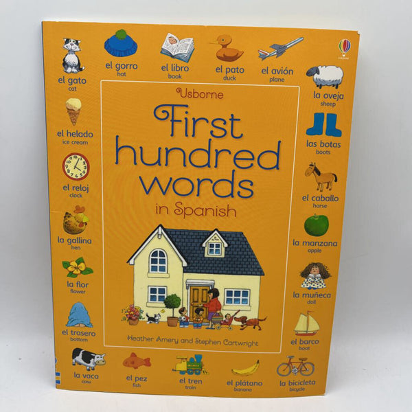 First Hundred Words In Spanish (paperback)