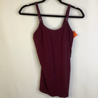 Size M: Burgundy Nursing Tank Top