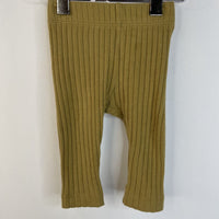 Size 3-6m: Kate Quinn Olive Green Ribbed Pants -NEW W/Tag