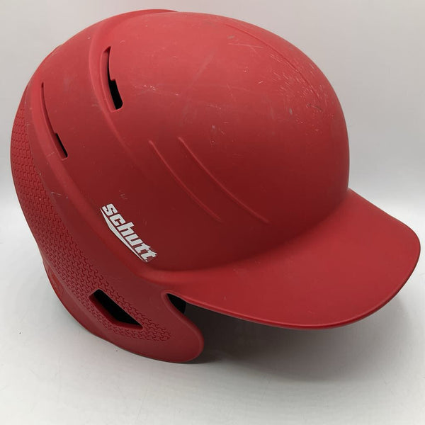 Schutt Red Baseball Helmet