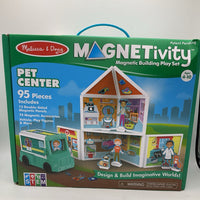 Melissa & Doug Pet Center 95pc Magnetic Building Play Set