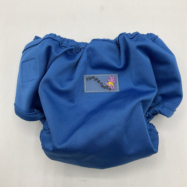 Size NB: Rumparooz Blue Adjustable Velcro Diaper Cover