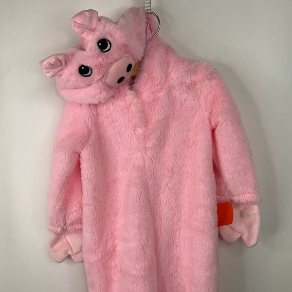 Size 12-18m: HalloweenCostumes.Com Pink Fuzzy 3pc Pig Costume