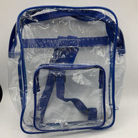 Blue/Clear Back Pack