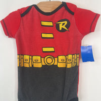 Size 24m: Batman's Robin Red/Yellow/Black Onesie