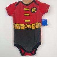 Size 24m: Batman's Robin Red/Yellow/Black Onesie