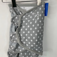 Size Sm/Med: Swaddle Me Grey White Sleepsack