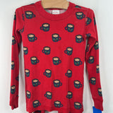 Size 5 (110): Hanna Andersson Red Hot Coco Print 2pc PJs