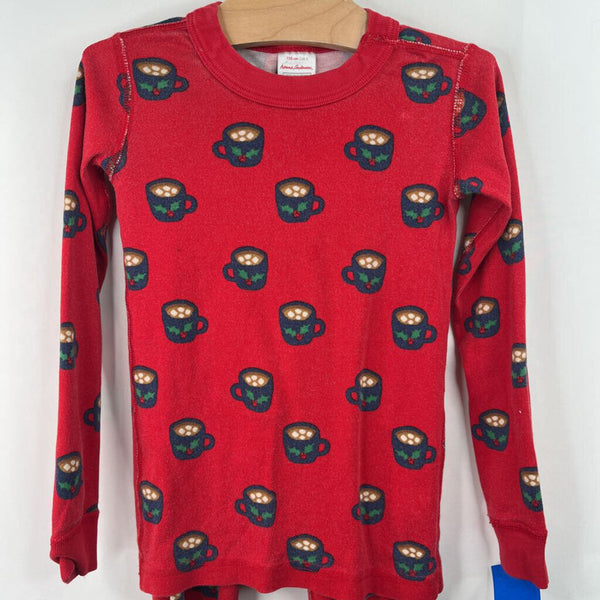 Size 5 (110): Hanna Andersson Red Hot Coco Print 2pc PJs