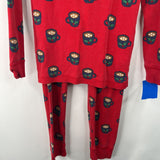 Size 5 (110): Hanna Andersson Red Hot Coco Print 2pc PJs
