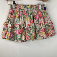 Size 5-6: Boden Pink White Green Floral Skirt