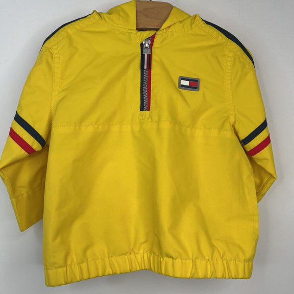 Size 12m: Tommy Hilfiger Yellow Zip-Up Rain Coat