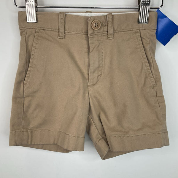 Size 2: Crewcuts Khaki Adjustable Waist Shorts