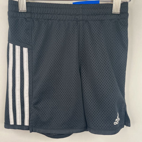 Size 5-6: Adidas Black/White Mesh Athletic Shorts