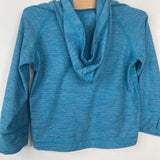 Size 2 (85): Hanna Andersson Heathered Blue UV Pullover Hoodie
