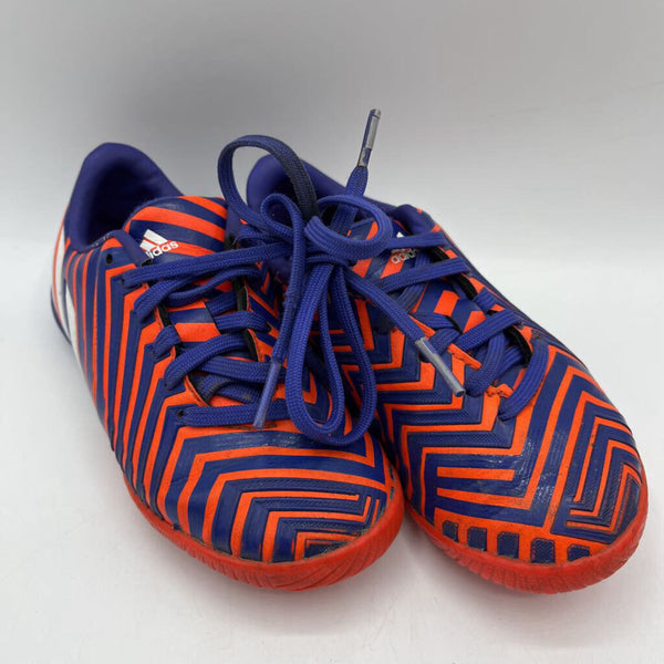 Size 11: Adidas Red/Blue Lace-up Futsal/Indoor Soccer Cleats