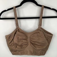 Size XL: Kindred Bravely Brown Nursing Bra