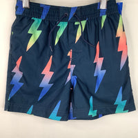 Size 10 (140): Hanna Andersson Navy Blue & White Cargo Shorts
