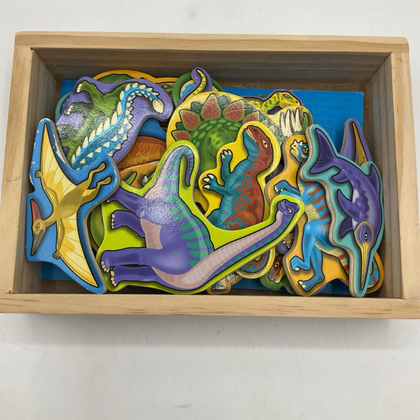 Melissa & Doug Assorted Wooden Dinosaurs Magnets