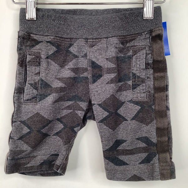 Size 3: Tea Grey Camo Cozy Shorts