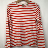 Size 14: Rok N Roll Red/White Striped Long Sleeve Shirt