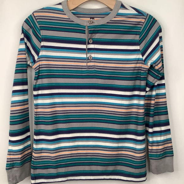Size 12: Tea Blue Striped Long Sleeve Shirt