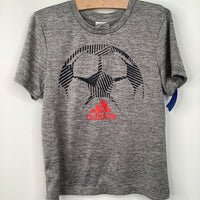 Size 6: Adidas Grey Soccer Ball T-Shirt
