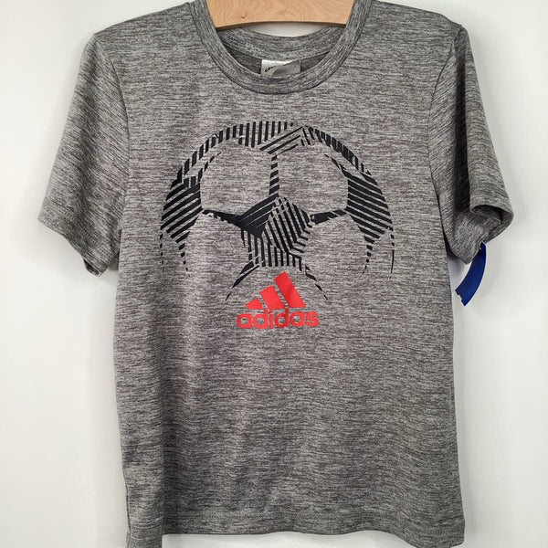Size 6: Adidas Grey Soccer Ball T-Shirt