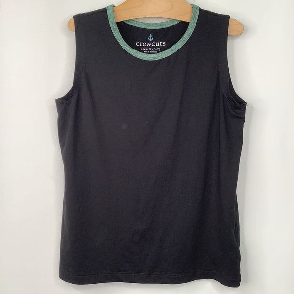 Size 6-7: Crewcuts Black Tank Top
