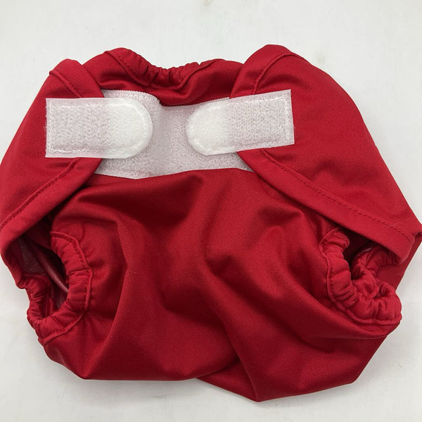 Size OS: Rumparooz Red Velcro Adjustable Diaper Covers