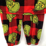 Size 3: The Grinch Red Green Black Fleece 2pc Pjs