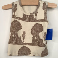Size 18-24m: Kate Quinn Beige Brown Tree Pattern Tank Top