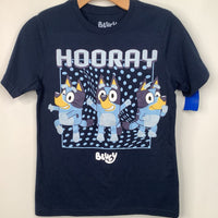 Size 10-12: Bluey Blue "Hooray" T-Shirt