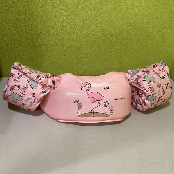 Pink Flamingo Puddle Jumpers