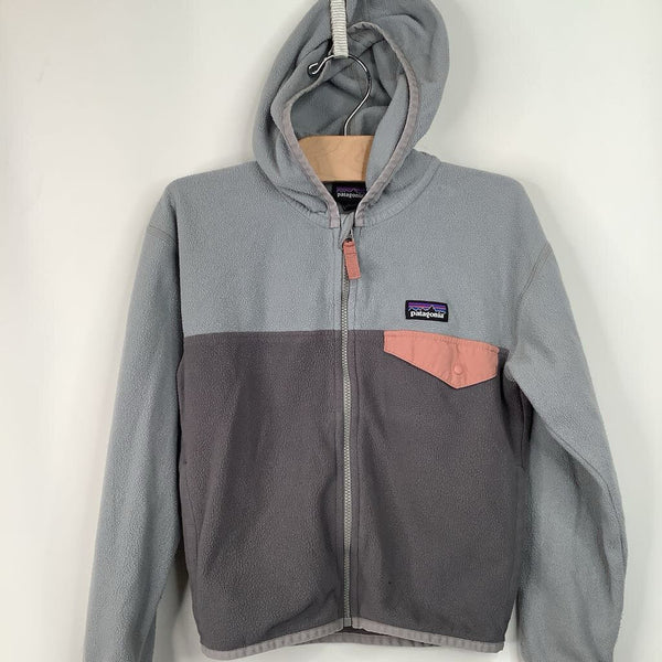 Size 5-6: Patagonia Grey Zip-Up Fleece Coat