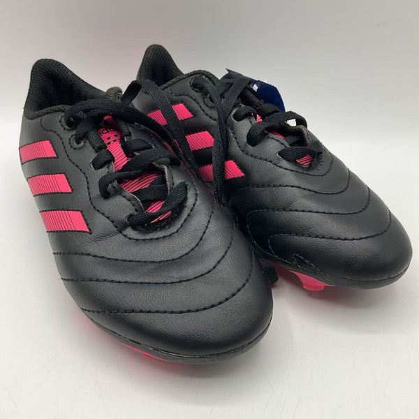 Size 13: Adidas Black/Pink Lace-Up Cleats