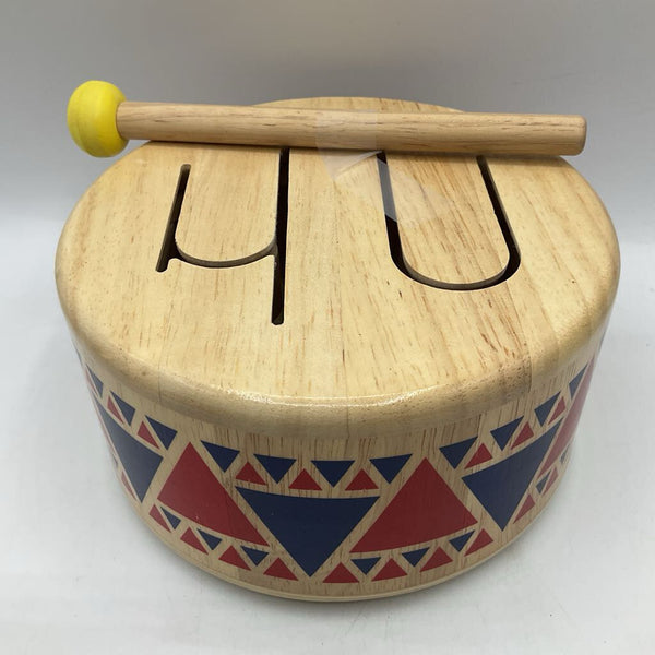 Plan Toys Solid Wooden Drum