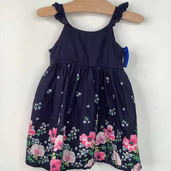 Size 2: Gap Blue Floral Print Tank Dress