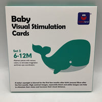 Set 3 (6-12m) Baby Visual Stimulation Cards-NEW