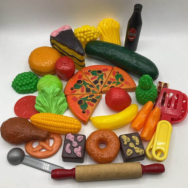 Gallon Bag Of Assorted Plastic Play Food